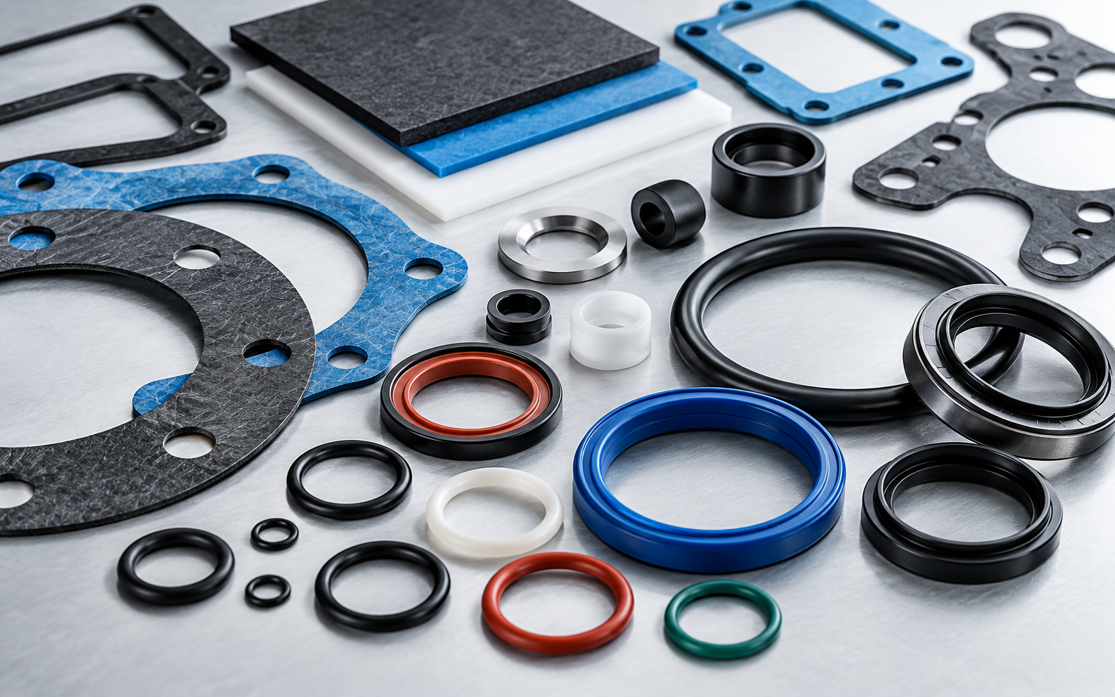 Custom gaskets, O-rings and sealing components